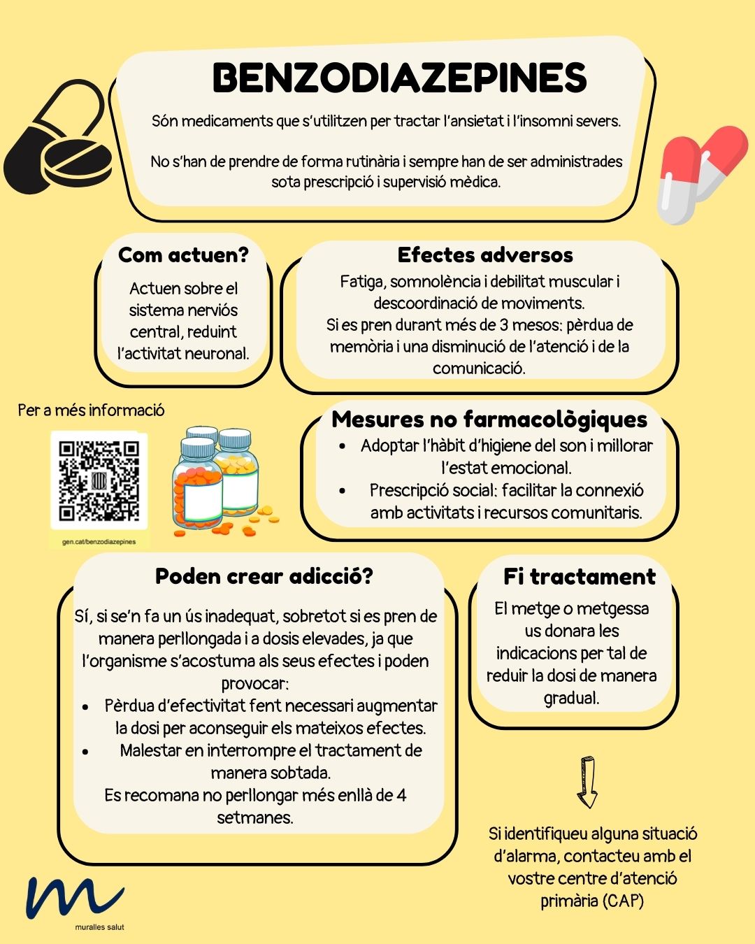 💊 Benzodiazepines: millor amb control mèdic